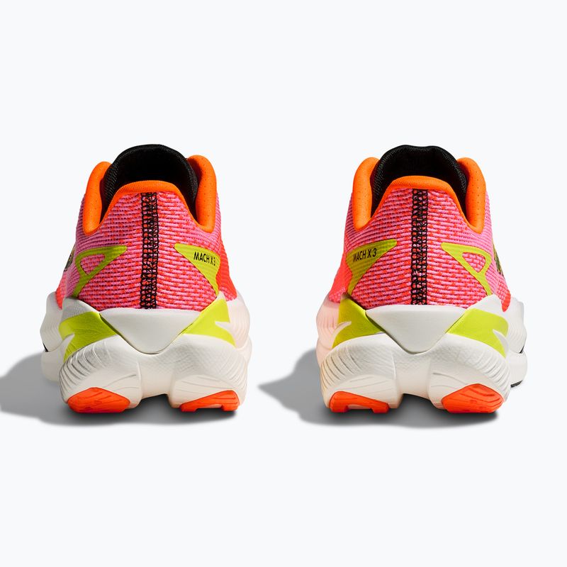 Buty do biegania damskie Hoka Mach X 3 neon rose/neon tangerine 6