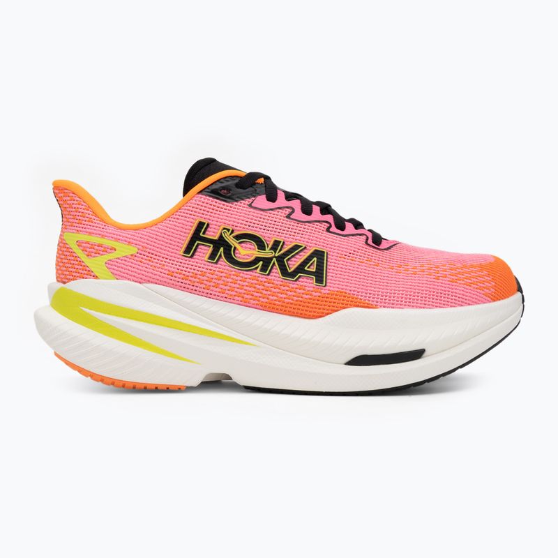 Buty do biegania damskie Hoka Mach X 3 neon rose/neon tangerine 2