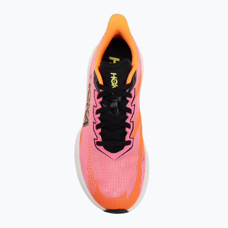 Buty do biegania damskie Hoka Mach X 3 neon rose/neon tangerine 5