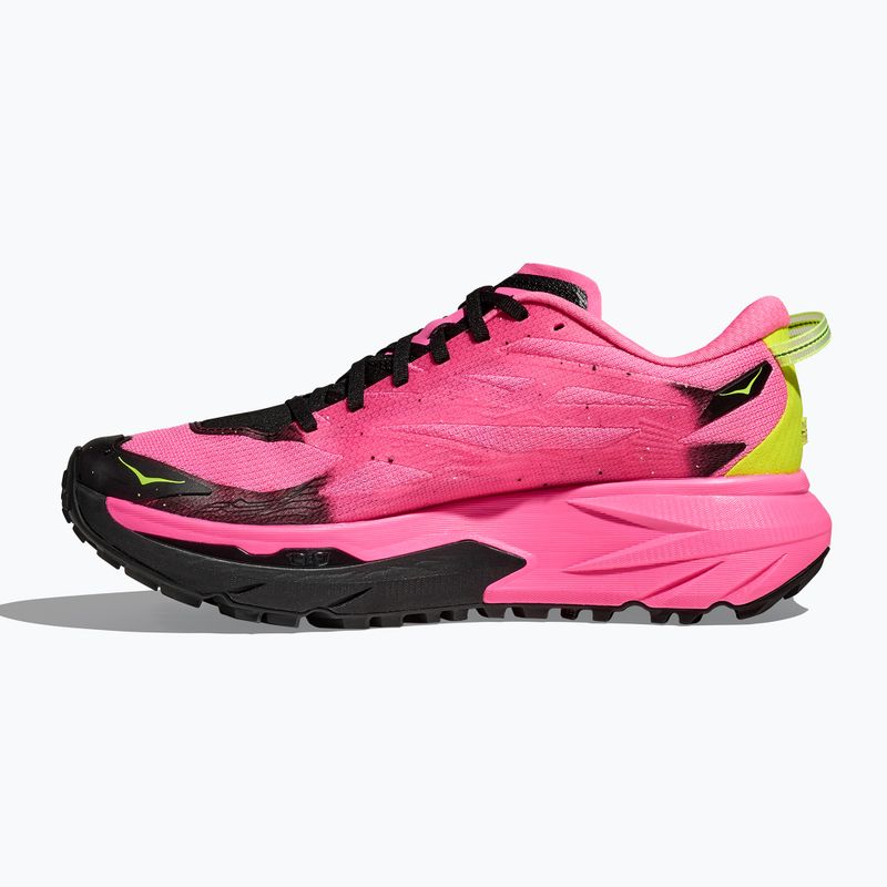 Buty do biegania męskie HOKA Mafate 5 neon rose/black 3