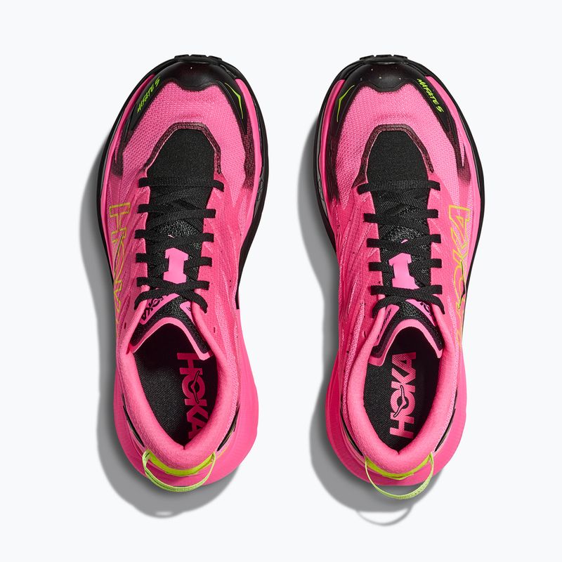 Buty do biegania męskie HOKA Mafate 5 neon rose/black 8