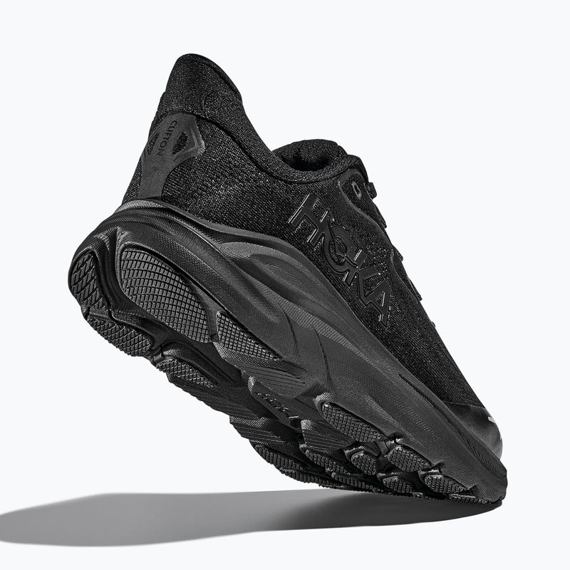 Buty do biegania dziecięce HOKA Clifton 10 black/black 12