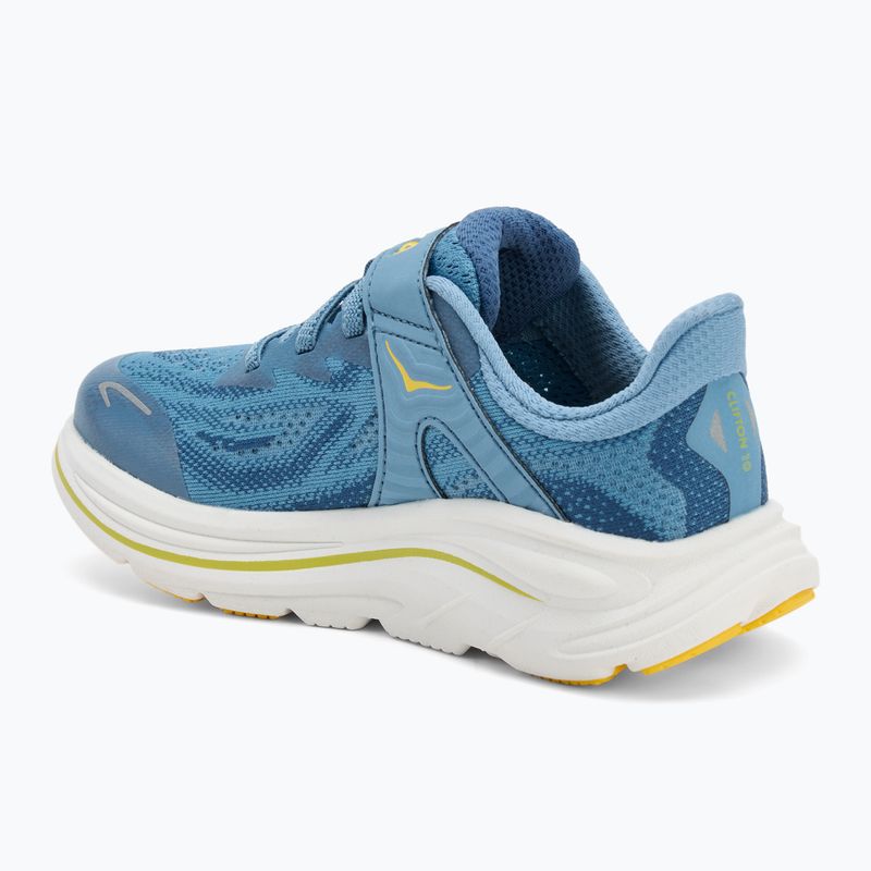 Buty do biegania dziecięce HOKA Clifton 10 alpine blue/foggy night 3
