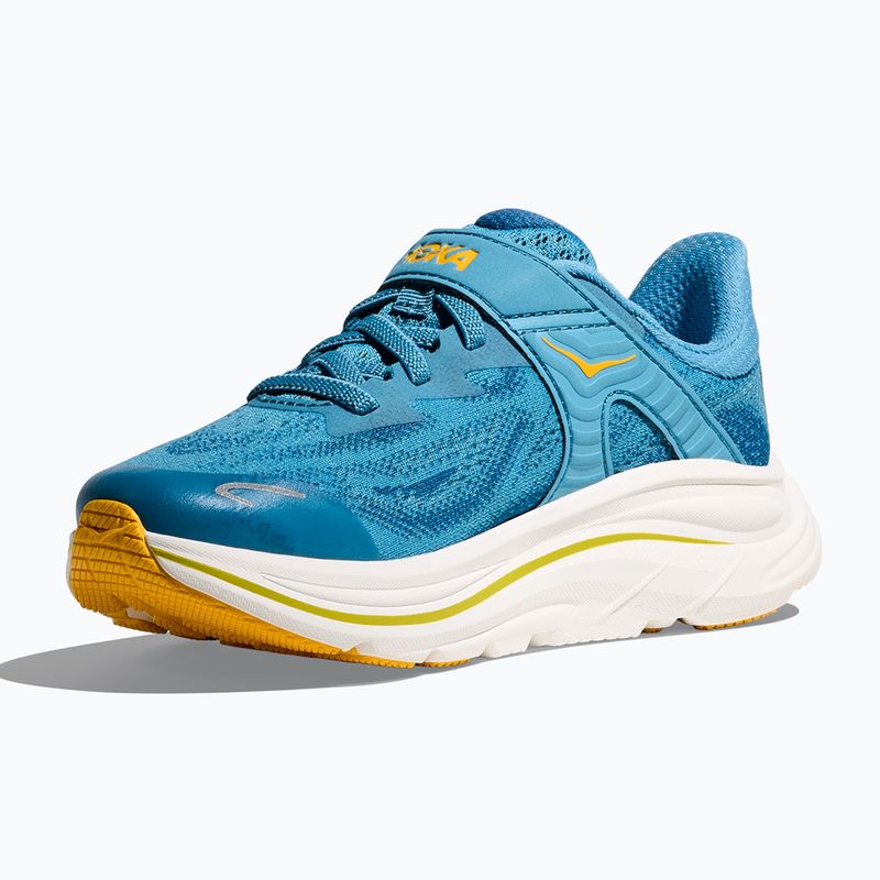 Buty do biegania dziecięce HOKA Clifton 10 alpine blue/foggy night 11