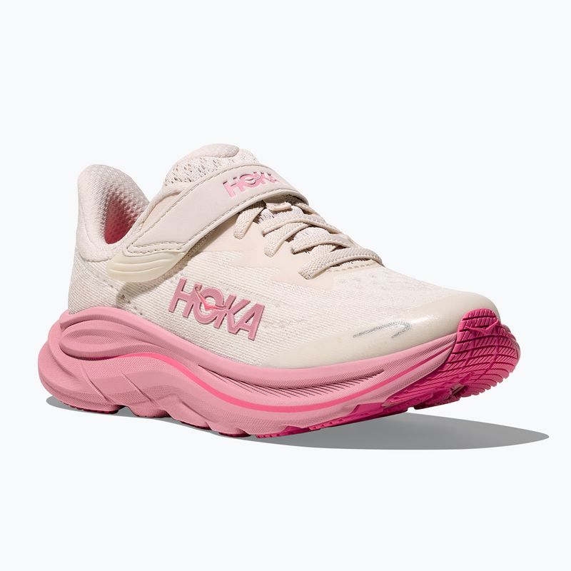 Buty do biegania dziecięce HOKA Clifton 10 rose cream/dried rose 8