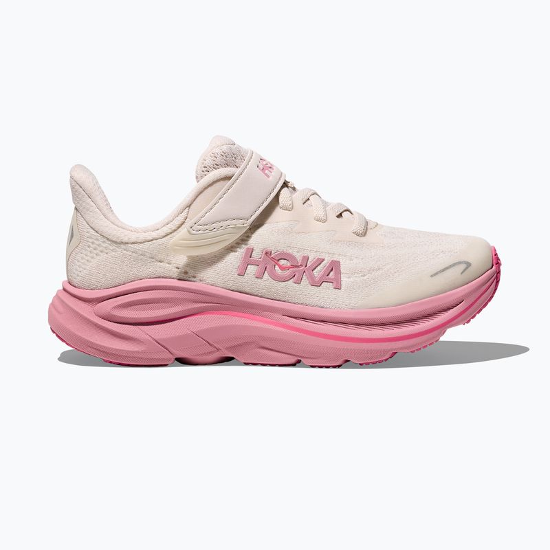 Buty do biegania dziecięce HOKA Clifton 10 rose cream/dried rose 9
