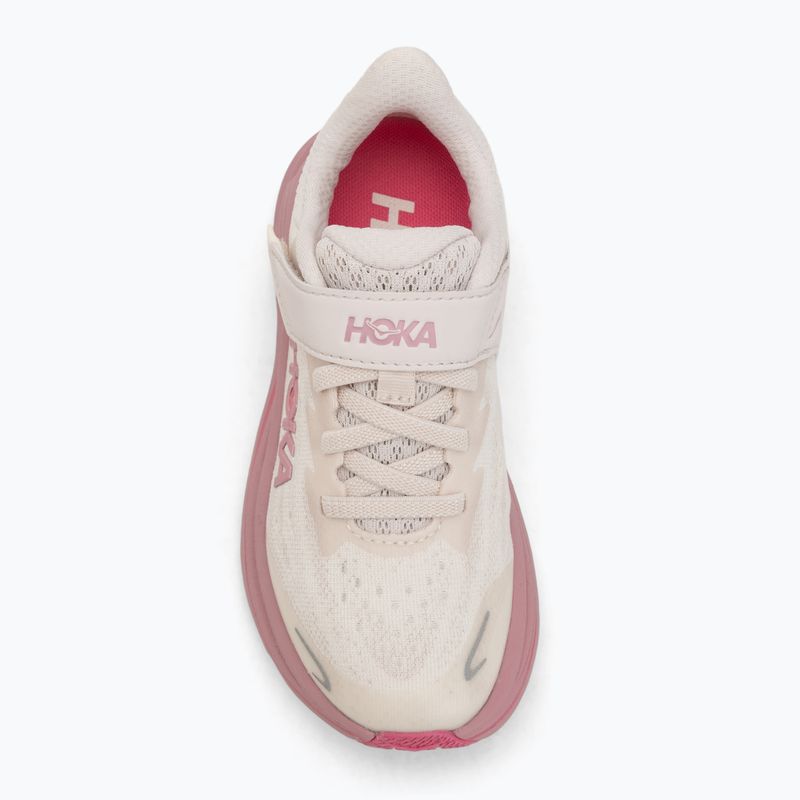Buty do biegania dziecięce HOKA Clifton 10 rose cream/dried rose 5