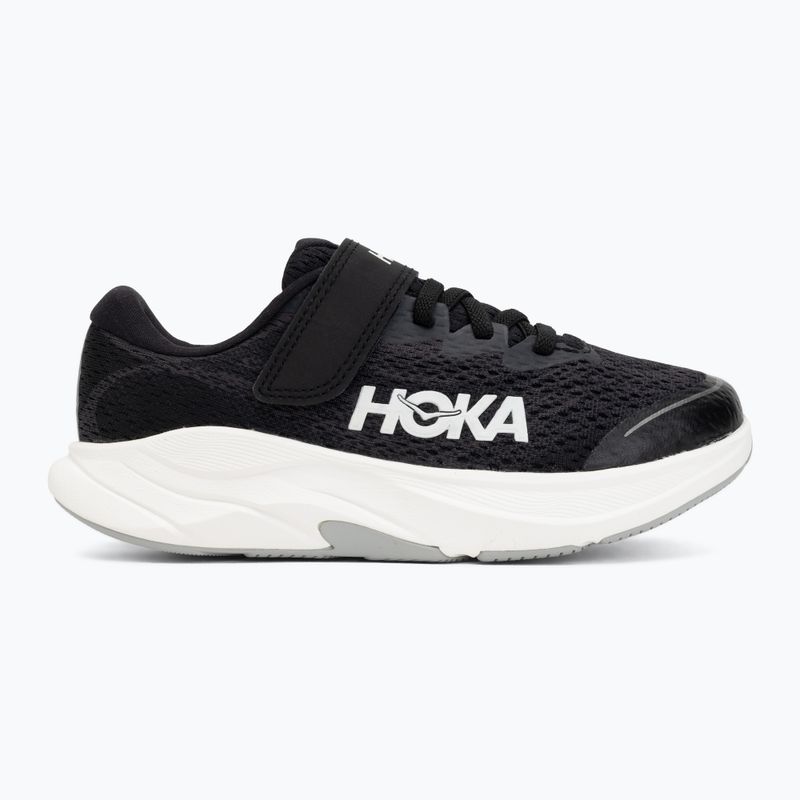 Buty do biegania dziecięce HOKA Rincon 4 Little Kids black/white 2