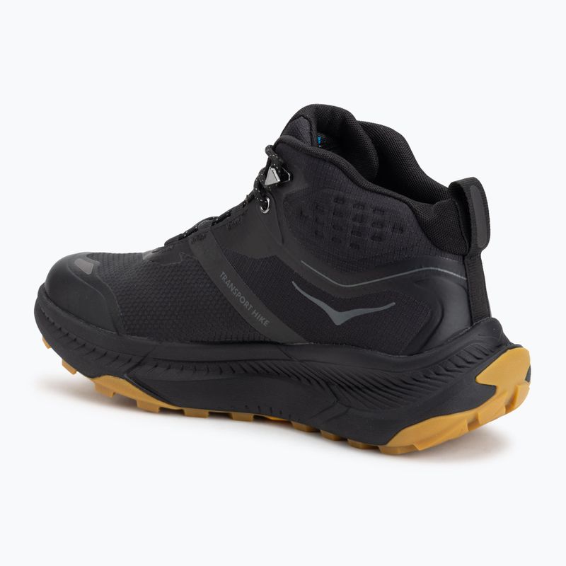 Buty trekkingowe męskie HOKA Transport Hike GTX black/black 3