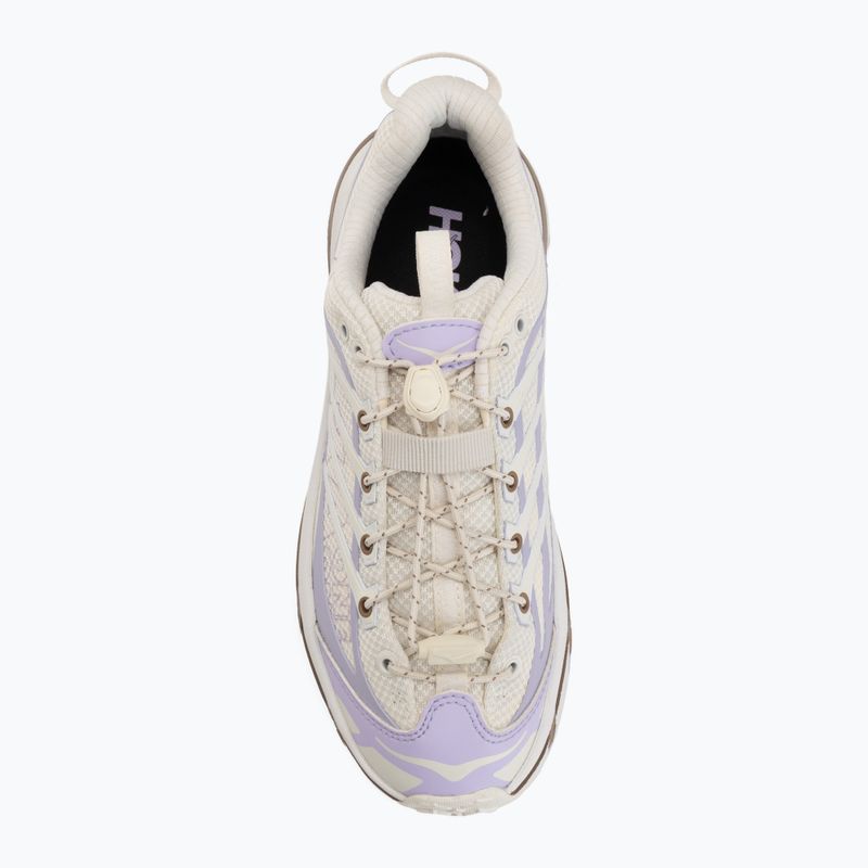 Buty HOKA Mafate Three 2 Wordmark Alabaster/Iris Flower 5