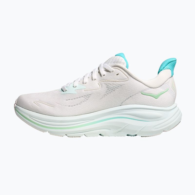 Buty do biegania damskie HOKA Clifton 10 white/electric rose 3