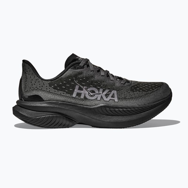 Buty do biegania damskie HOKA Mach 6 black/fuchcsia 2