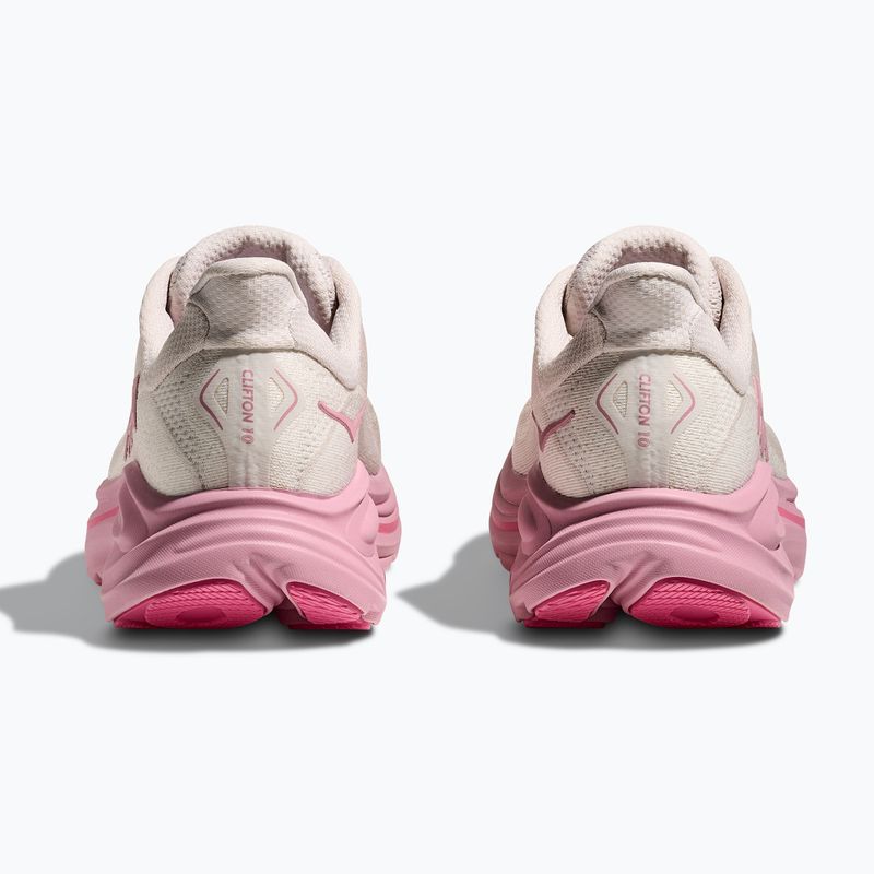 Buty do biegania damskie HOKA Clifton 10 Wide rose cream/dried rose 6