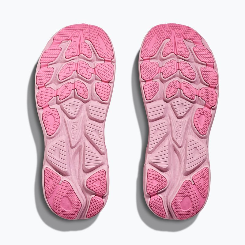 Buty do biegania damskie HOKA Clifton 10 Wide rose cream/dried rose 7