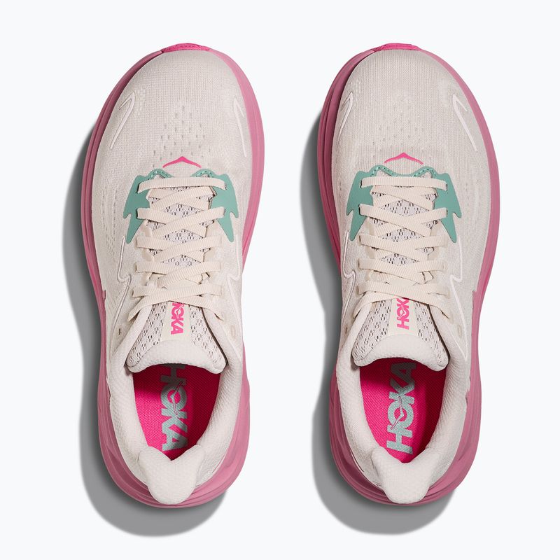 Buty do biegania damskie HOKA Clifton 10 Wide rose cream/dried rose 8