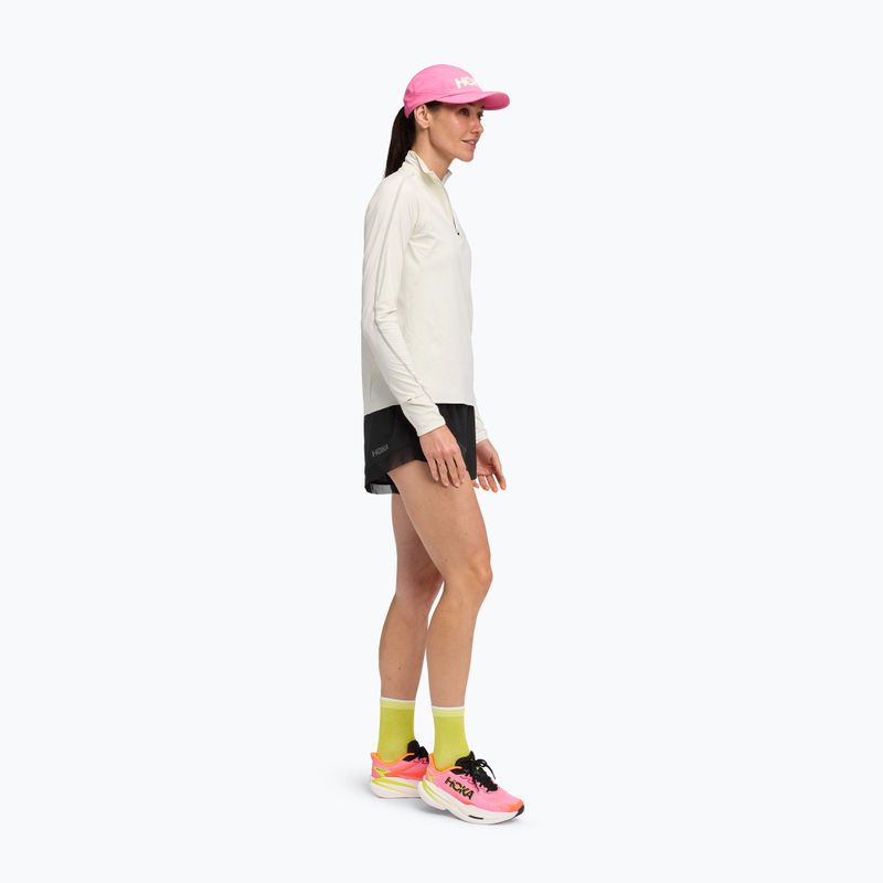 Bluza do biegania damska HOKA GlideTech Quarter Zip ruffle salt 2