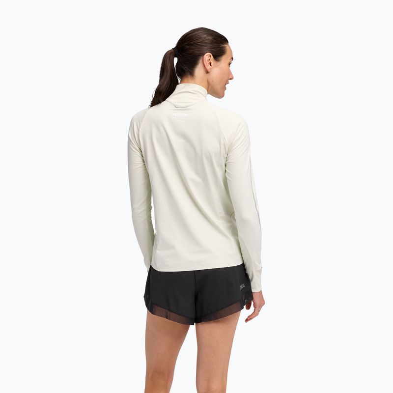 Bluza do biegania damska HOKA GlideTech Quarter Zip ruffle salt 3