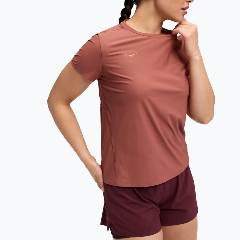 Koszulka do biegania damska HOKA Airolite 2.0 rouge 4
