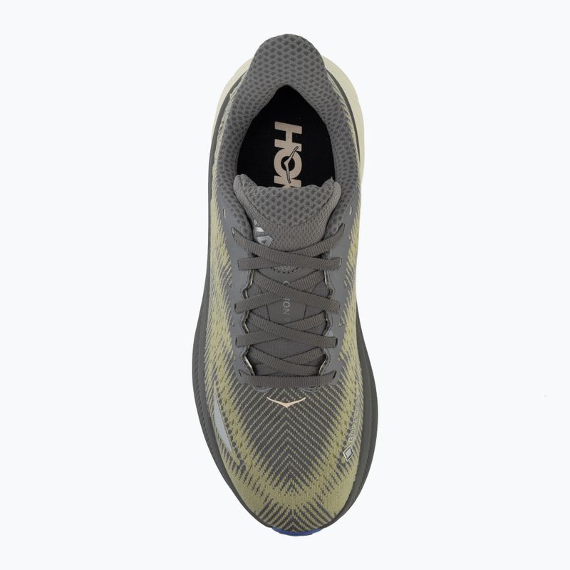 Buty do biegania męskie HOKA Clifton 9 GTX gravel/eggshell 5