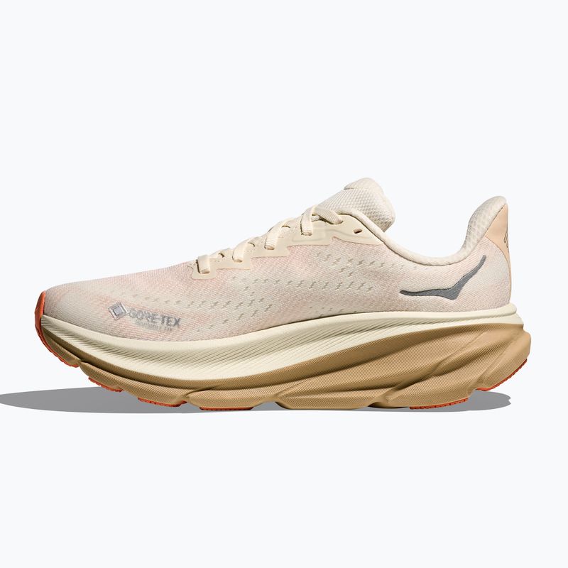 Buty do biegania damskie HOKA Clifton 9 GTX eggshell/khaki 3
