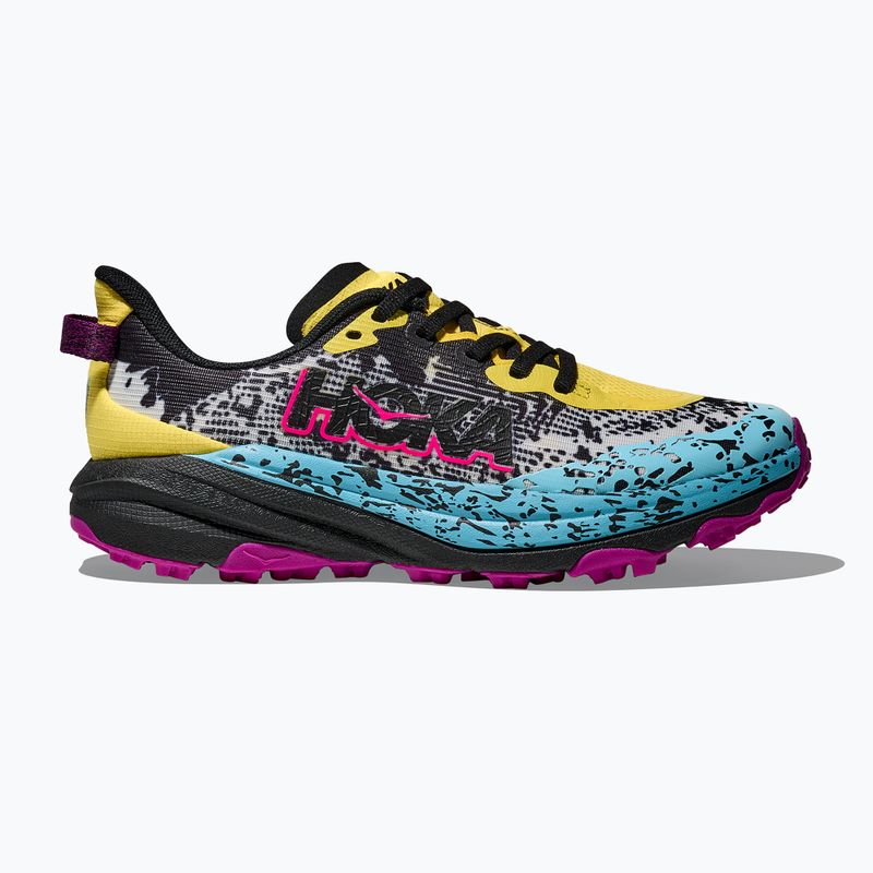 Buty do biegania dziecięce HOKA Speedgoat 6 electric lemon/black 2