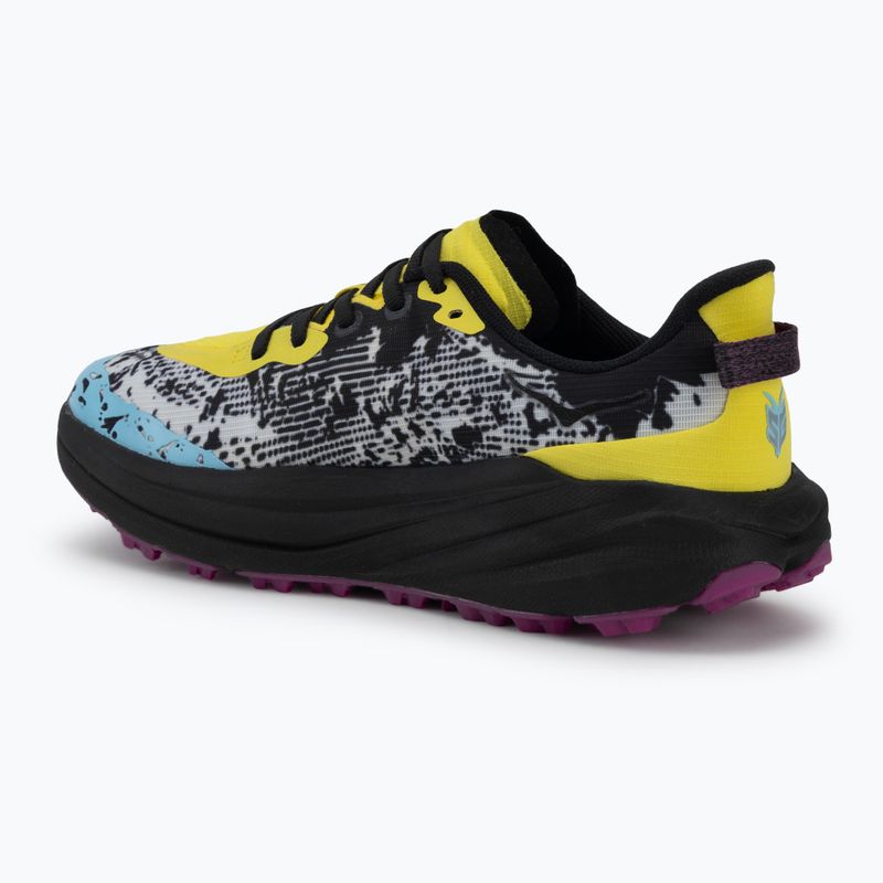 Buty do biegania dziecięce HOKA Speedgoat 6 electric lemon/black 3