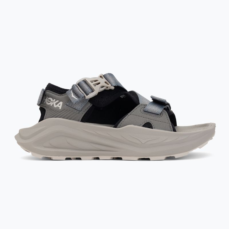 Sandały męskie HOKA Infini Hike TC black/cement 2