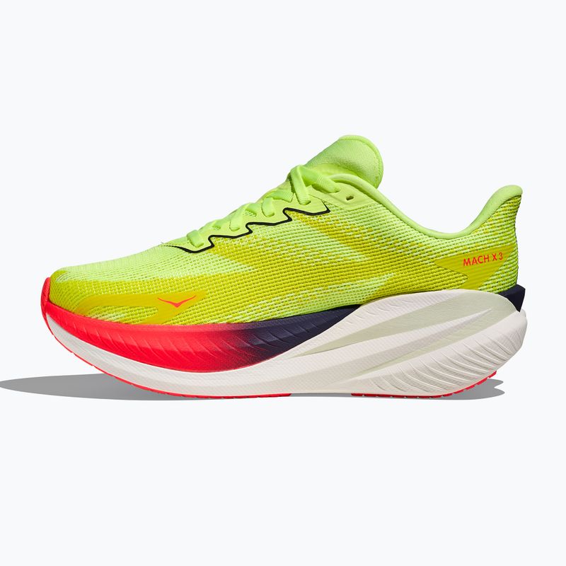 Buty do biegania damskie HOKA Mach X 3 Nneon yuzu/squid ink 4