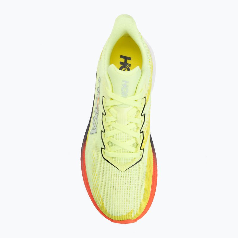 Buty do biegania damskie HOKA Mach X 3 Nneon yuzu/squid ink 5