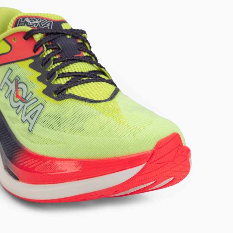 Buty do biegania HOKA Rocket X 3 neon yuzu/squid ink 7