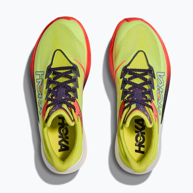 Buty do biegania HOKA Rocket X 3 neon yuzu/squid ink 7