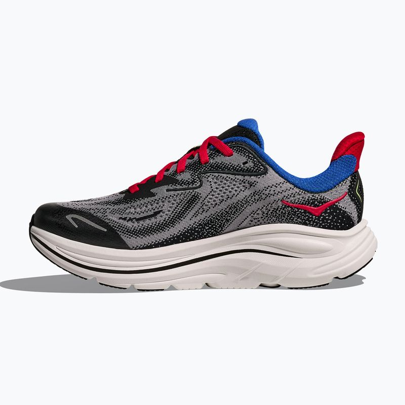 Buty do biegania dziecięce HOKA Clifton 10 foggy grey/black 3