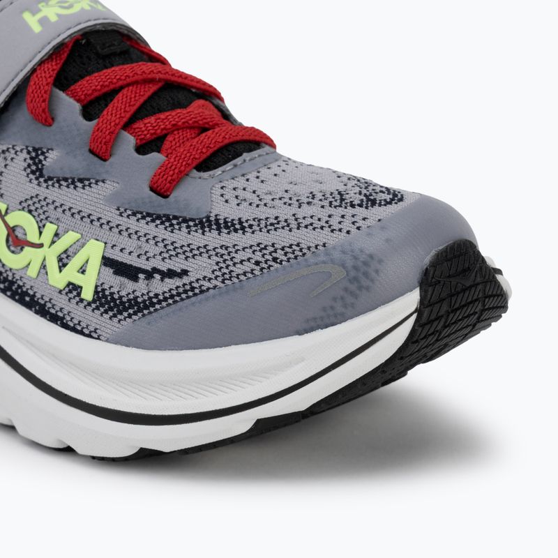 Buty do biegania dziecięce HOKA Clifton 10 foggy grey/black 7