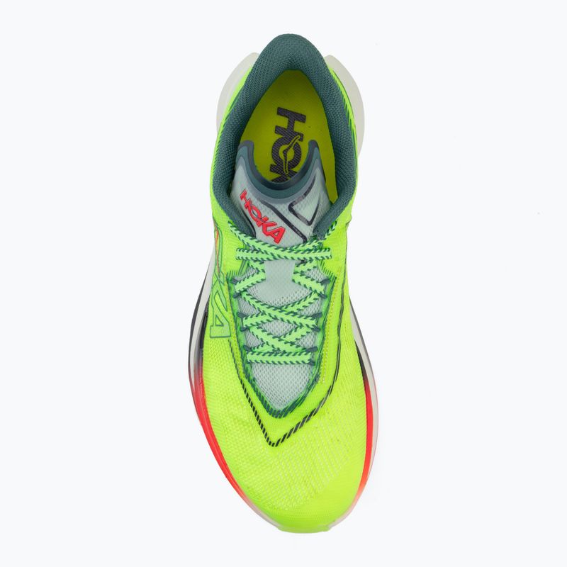Buty do biegania HOKA  Cielo X1 3.0 neon yuzu/thyme 5
