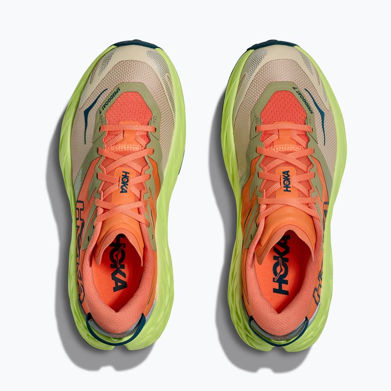 Buty do biegania damskie HOKA Speedgoat 7 persimmon/neon yuzu 14