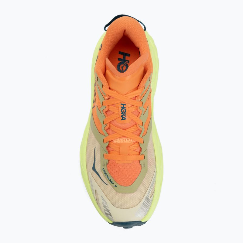 Buty do biegania damskie HOKA Speedgoat 7 persimmon/neon yuzu 5
