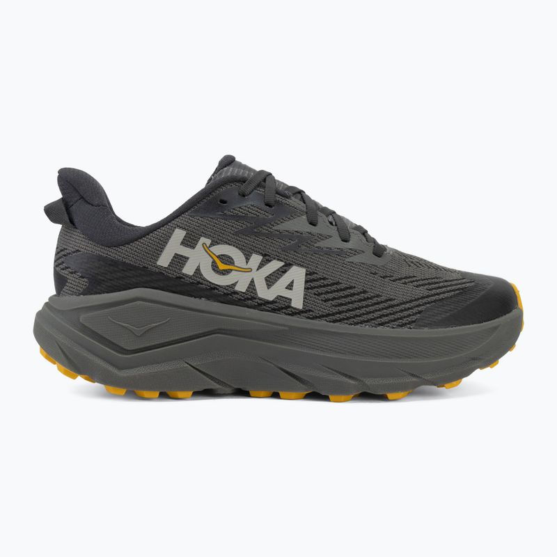 Buty do biegania męskie HOKA Challenger 8 GTX asphalt grey/varsity yellow 2