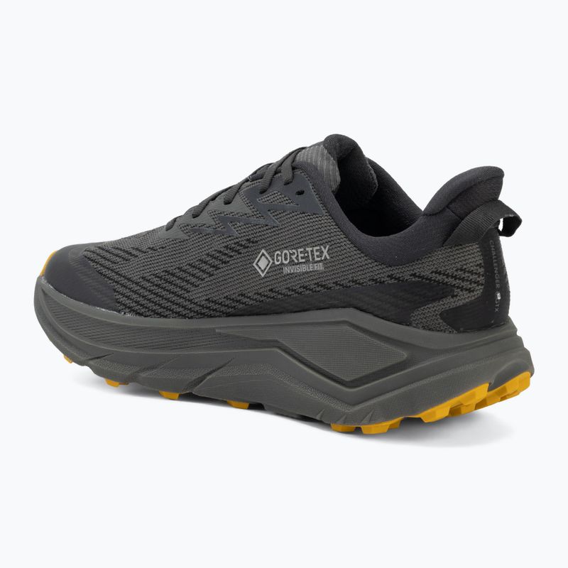 Buty do biegania męskie HOKA Challenger 8 GTX asphalt grey/varsity yellow 3