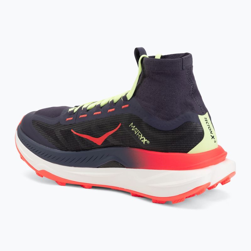Buty do biegania męskie HOKA Tecton X 3 squid ink/neon lame 3