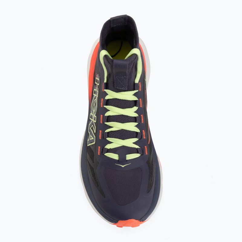 Buty do biegania damskie HOKA Tecton X 3 squid ink/neon lame 5
