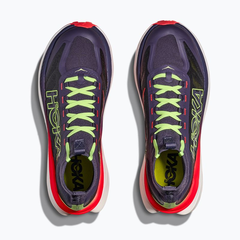 Buty do biegania damskie HOKA Tecton X 3 squid ink/neon lame 7