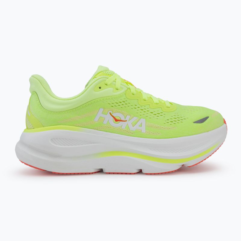 Buty do biegania damskie HOKA Bondi 9 neon yuzu/sunlight 2