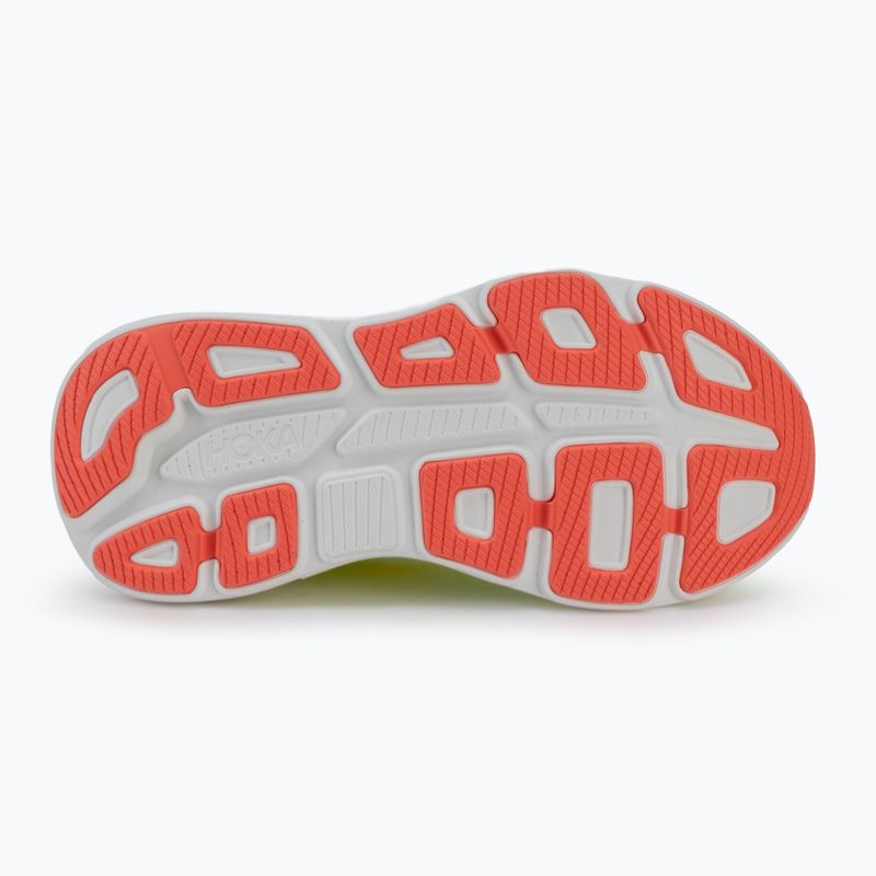 Buty do biegania damskie HOKA Bondi 9 neon yuzu/sunlight 4