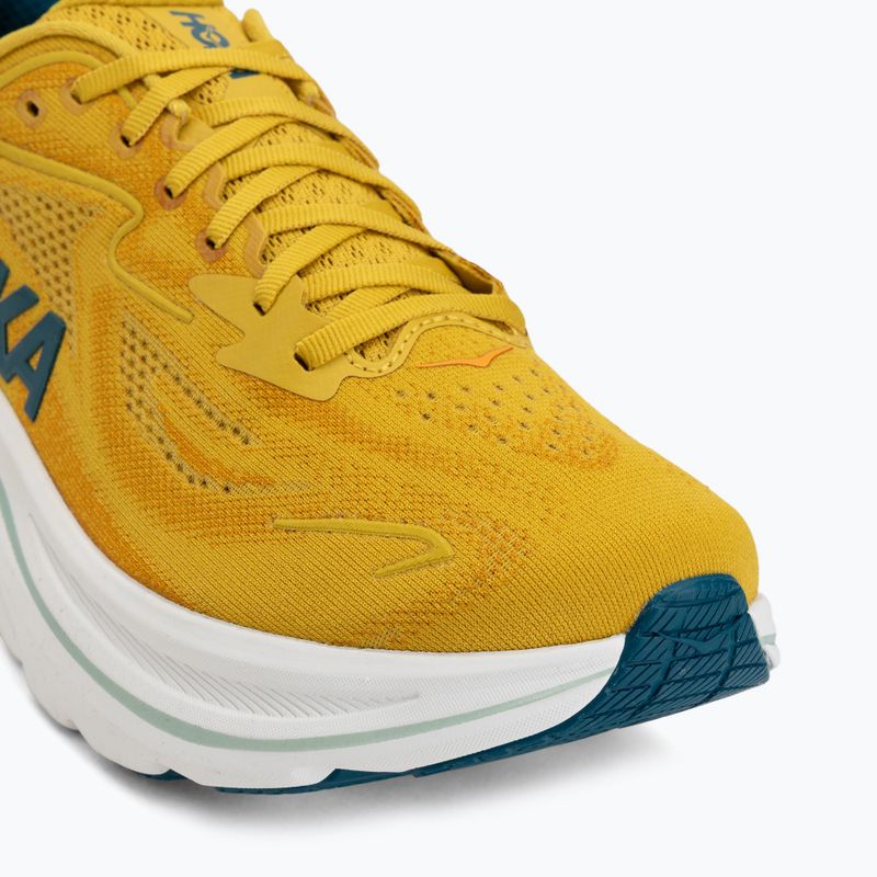 Buty do biegania męskie HOKA Clifton 10 yellow gold/tidal wave 7