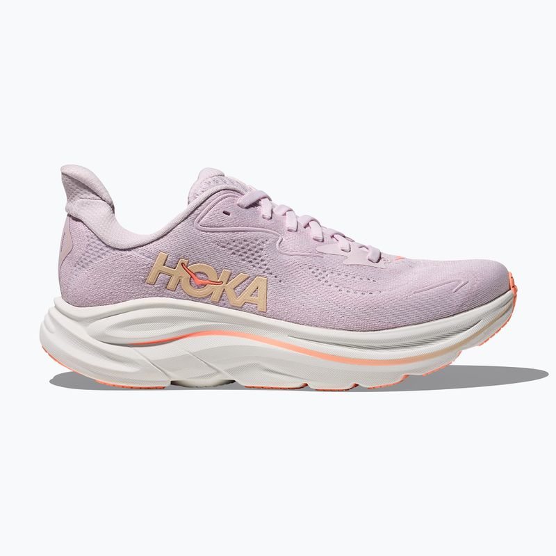 Buty do biegania damskie HOKA Clifton 10 lilac cream/tangerine glow 3