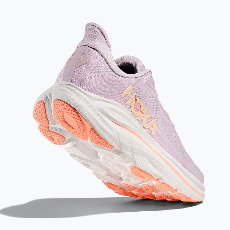 Buty do biegania damskie HOKA Clifton 10 lilac cream/tangerine glow 5