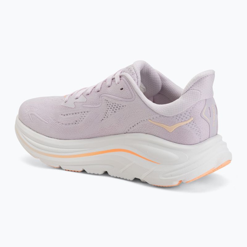 Buty do biegania damskie HOKA Clifton 10 lilac cream/tangerine glow 3