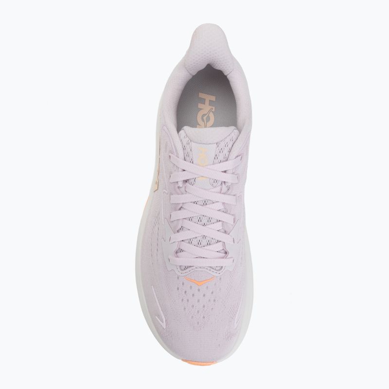 Buty do biegania damskie HOKA Clifton 10 lilac cream/tangerine glow 5