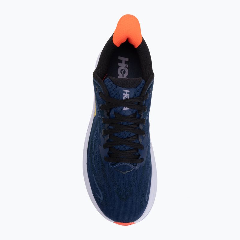 Buty do biegania damskie HOKA Clifton 10 midnight blue/starlight glow 5