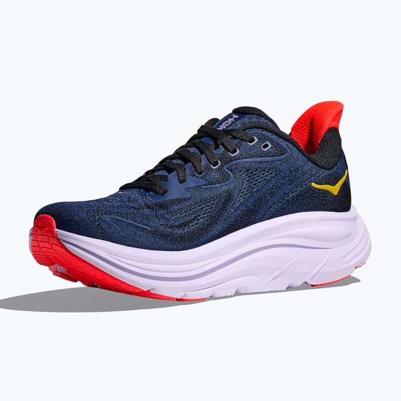Buty do biegania damskie HOKA Clifton 10 midnight blue/starlight glow 2